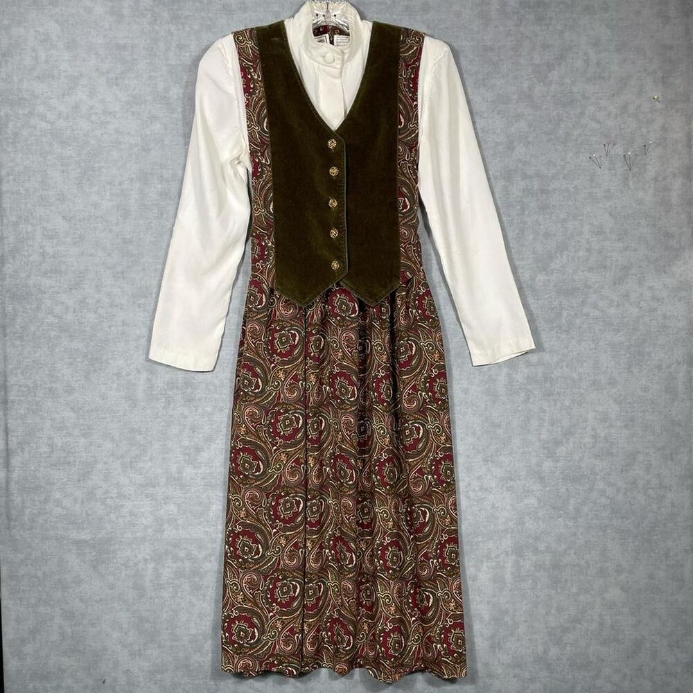 Vintage paisley maxi dress